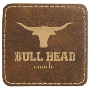 First Rodeo Leatherette Iron On Patch